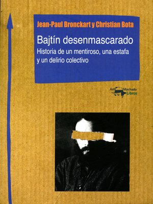 cover image of Bajtín desenmascarado